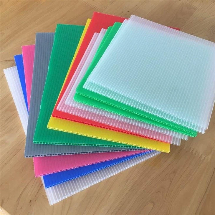 Twin Wall Polypropylene Sheet White
