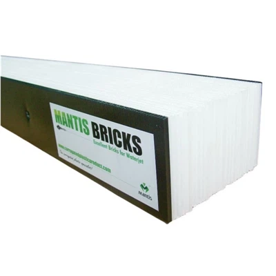 Méně zbytků cihel Řezání cihel vodním paprskem