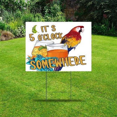 Vodotěsné vlnité plasty Yard Sign